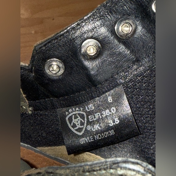 Ariat Heritage Lacer II Riding Boots Women’s Size 6 Distressed Brown Olive - Picture 5 of 6